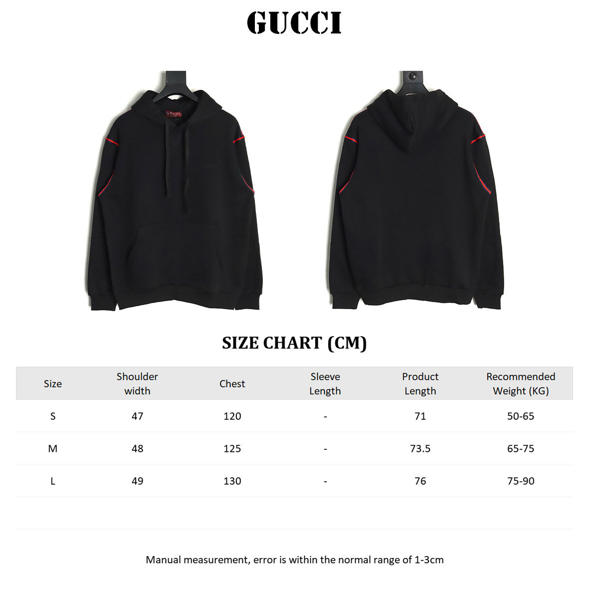 Gucci GUC Fleece-lined Hoodies Suit