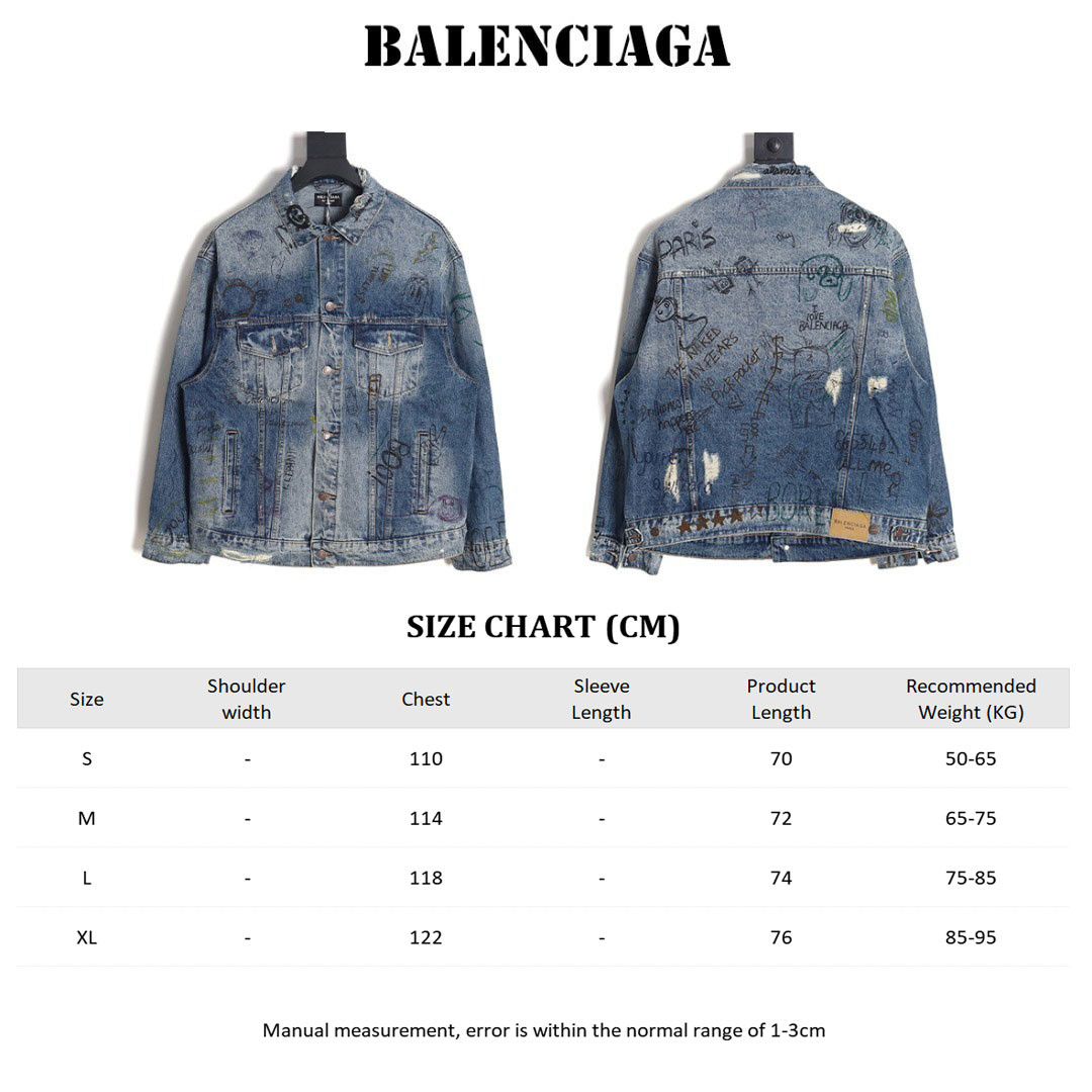 Balenciaga Denim Coats