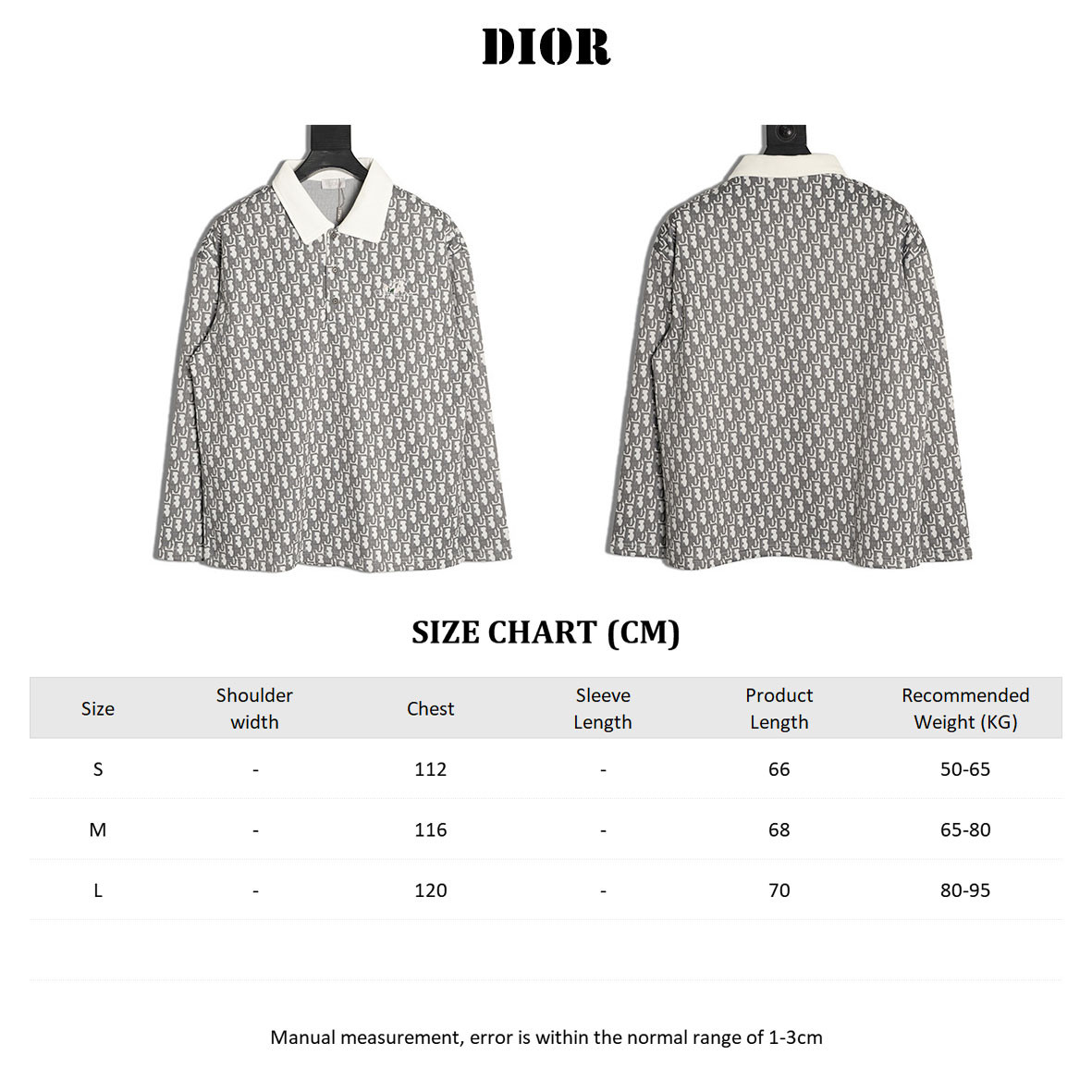 DIOR Long-sleeved Polo Shirt