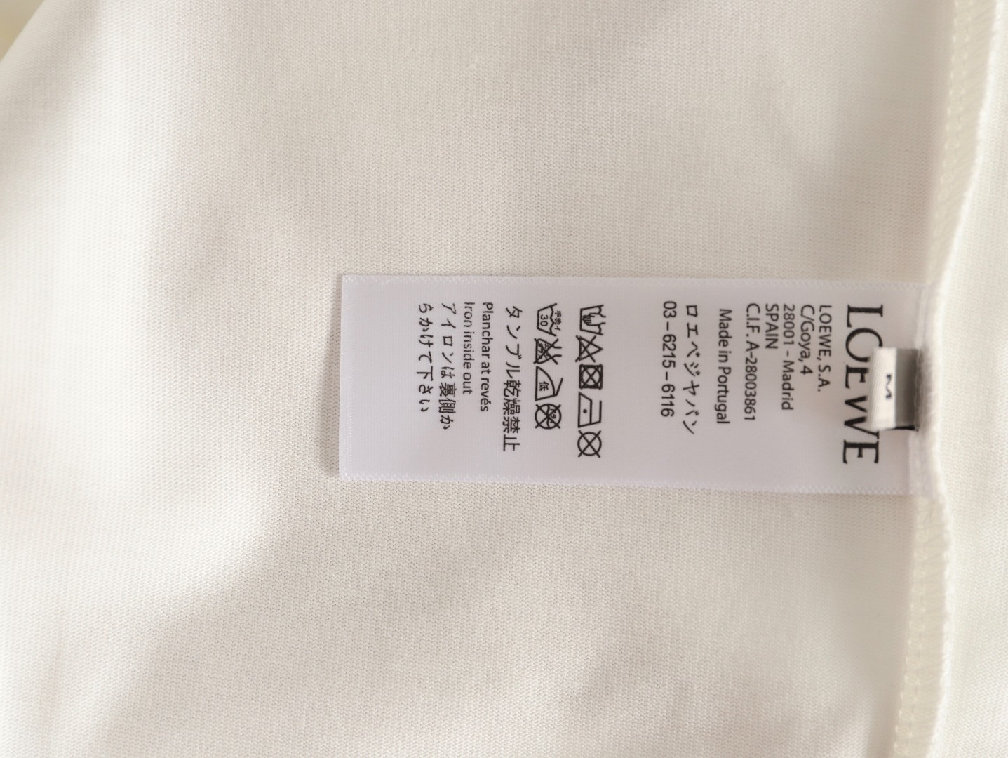 Loewe & on 25Fw Long-sleeved T-shirt