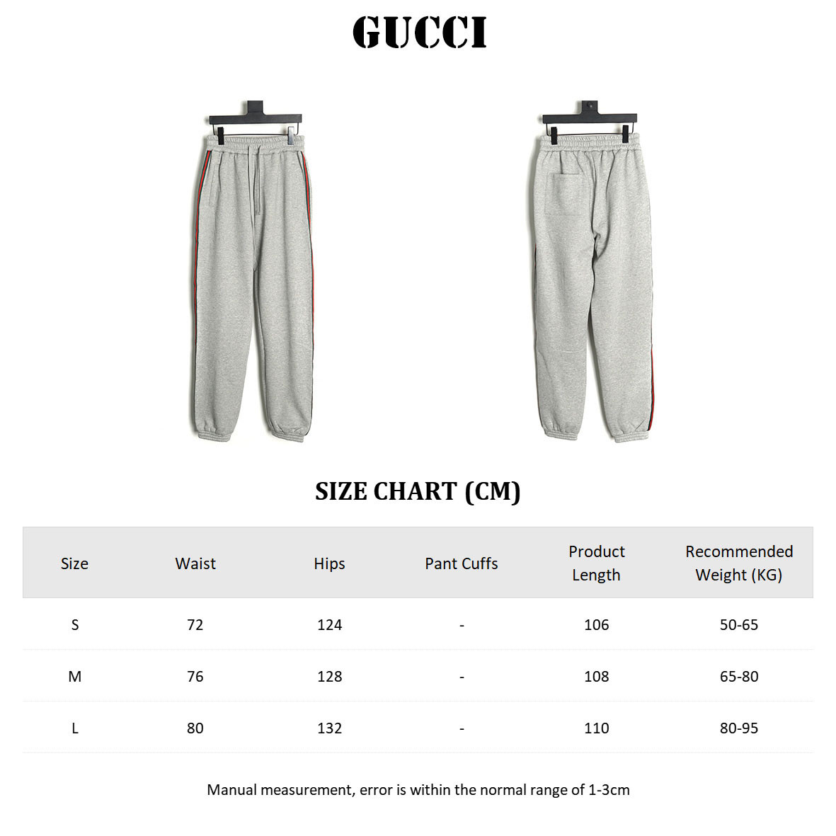 GUCCI GUC Fleece-Lined Pants Suit