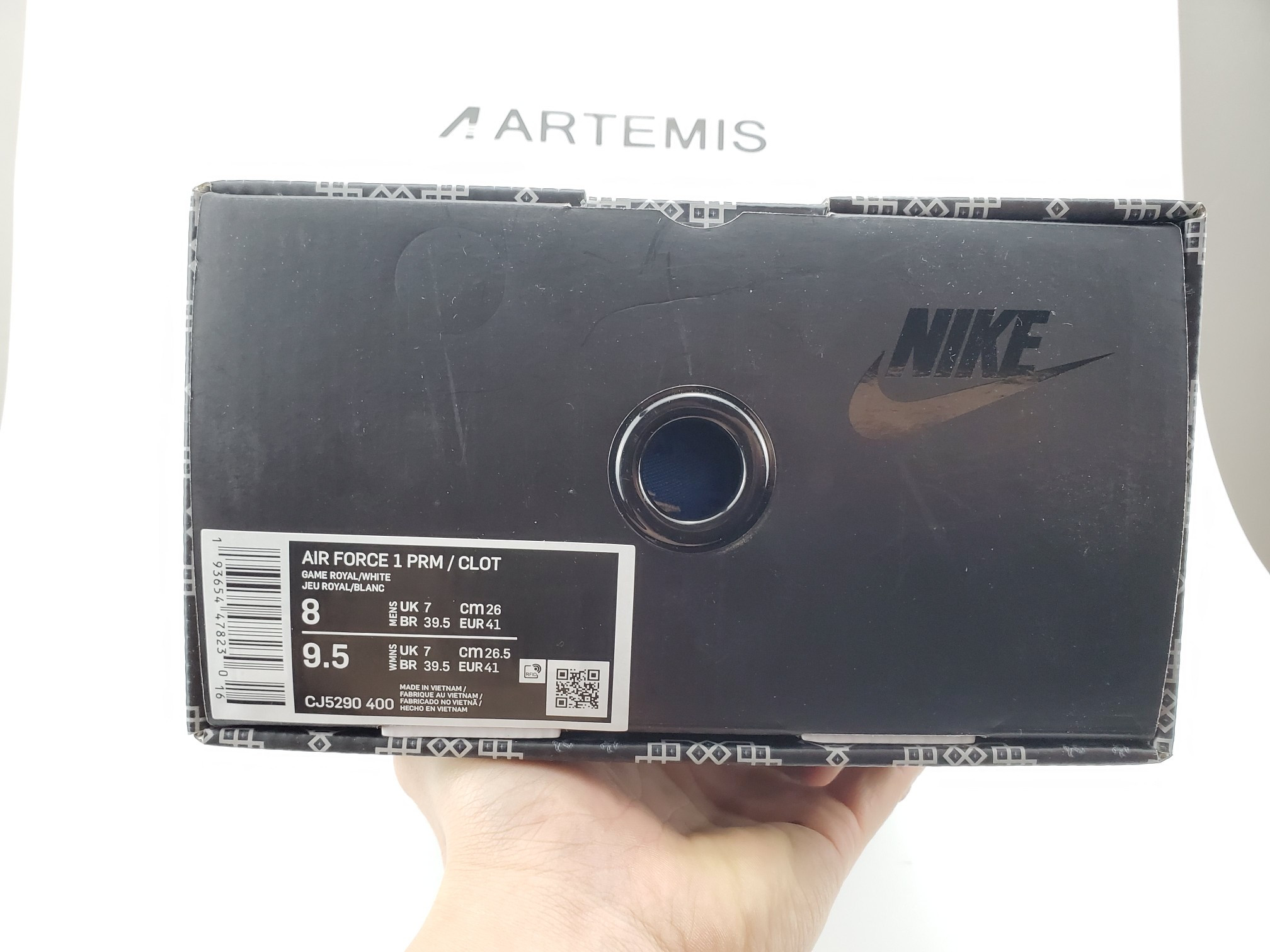 Air Force 1 Low Clot Blue Silk