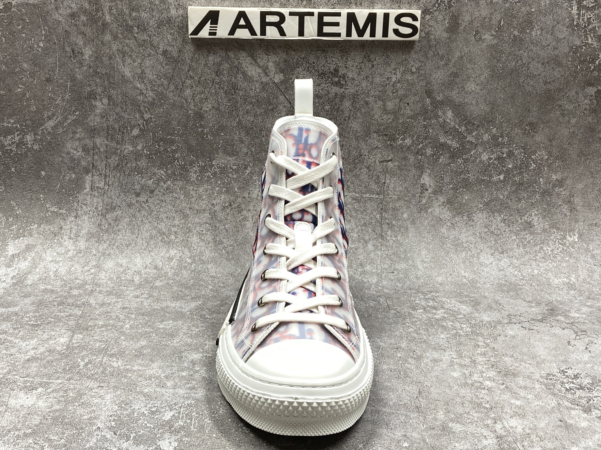 Dior B23 High Top Red Blue Oblique