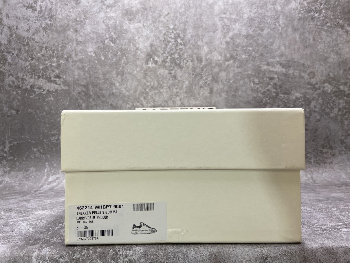 Alexander McQueen Oversized Embroidery Red