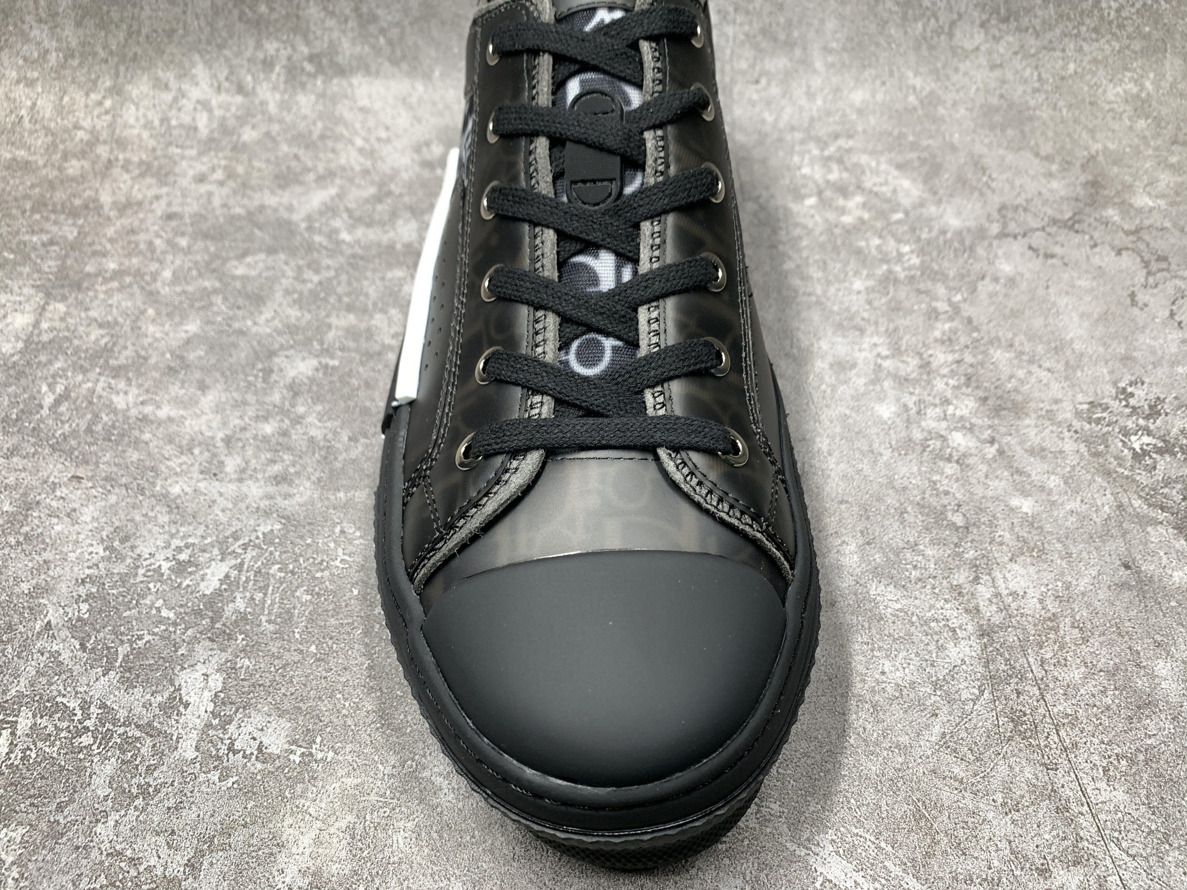 Dior B23 Low Top Canvas Oblique Black