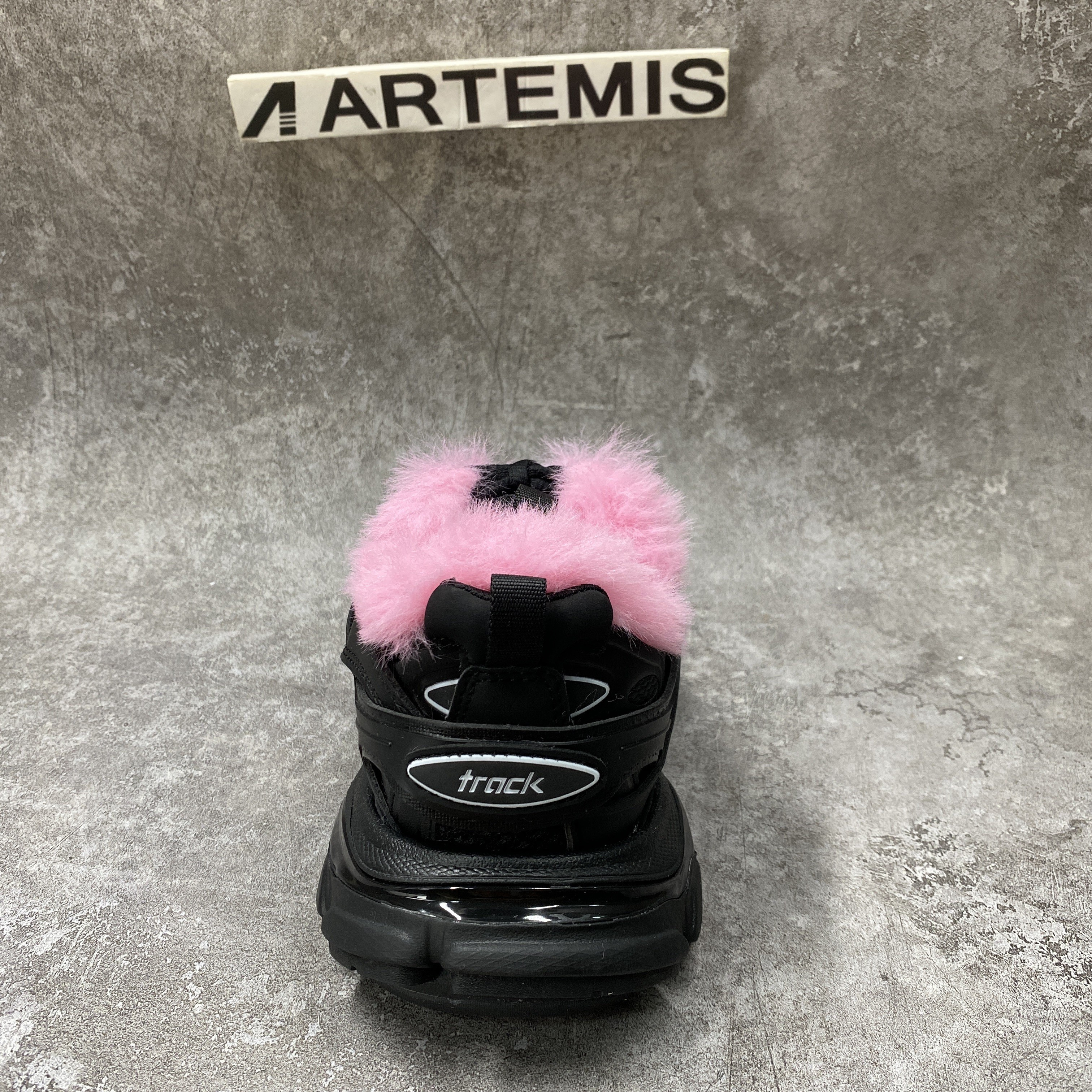 Balenciga Track Sneaker Pink Fur