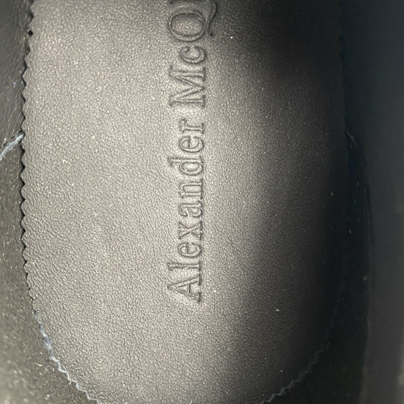 Alexander McQueen Tread Slick Low Lace Up Black White