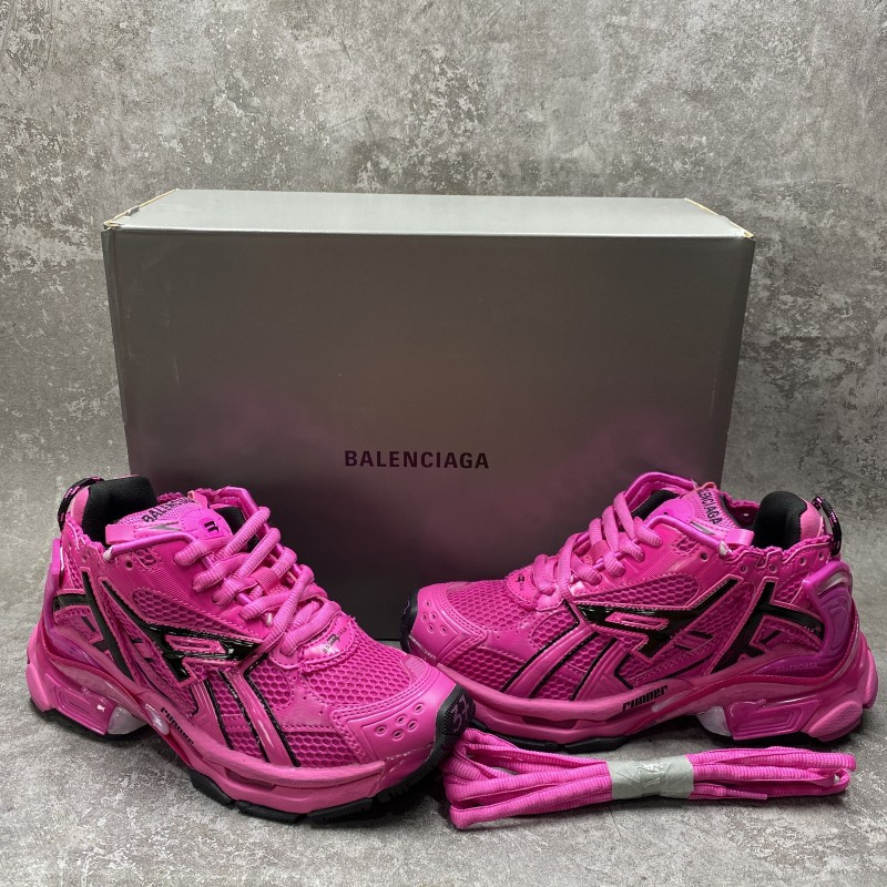 Balenciaga Wmns Runner Sneaker Dark Pink