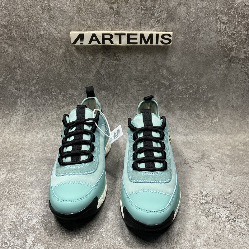 CHANEL Pre-owned Cloth Trainers In Green