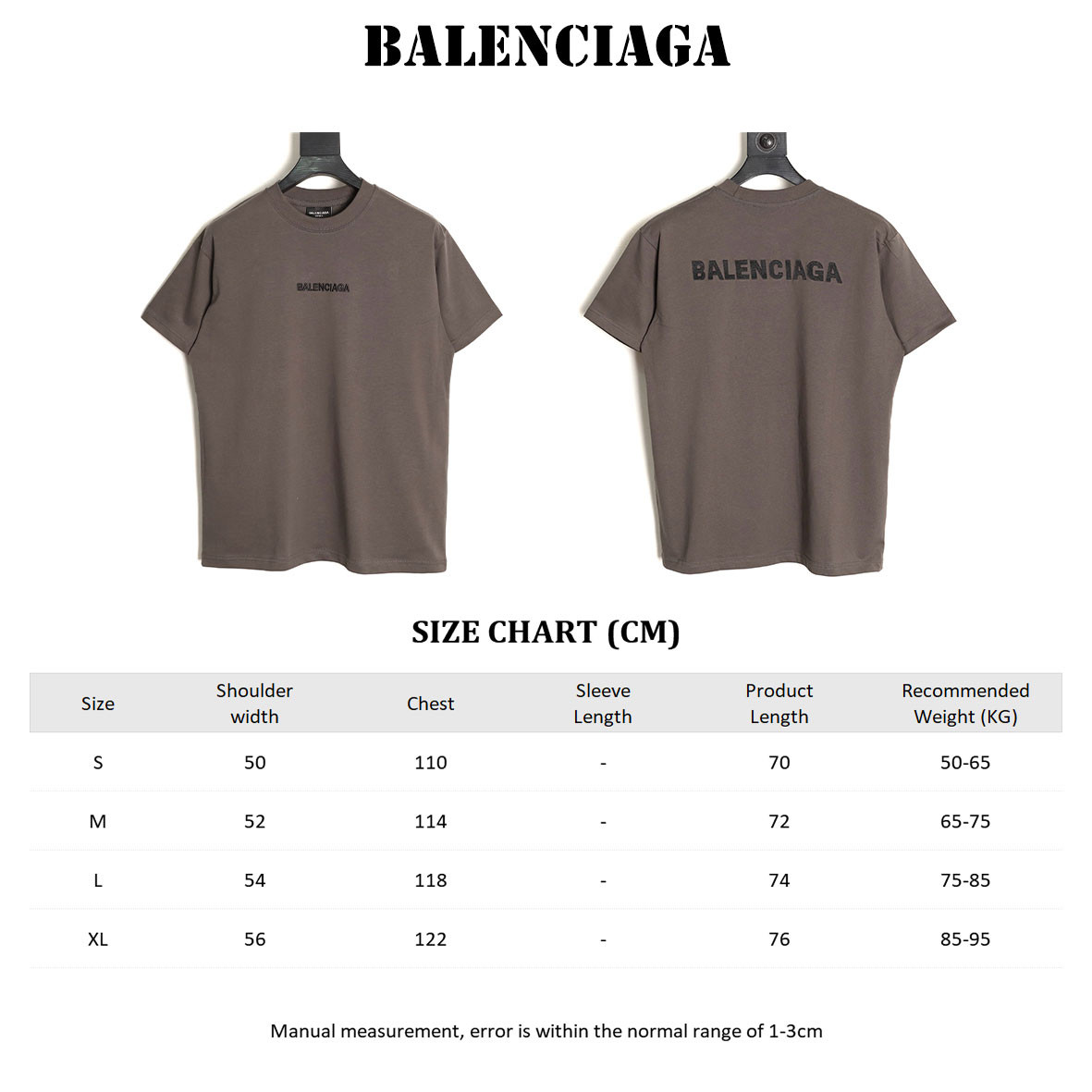 Balenciaga 25SS Short-sleeved T-shirt