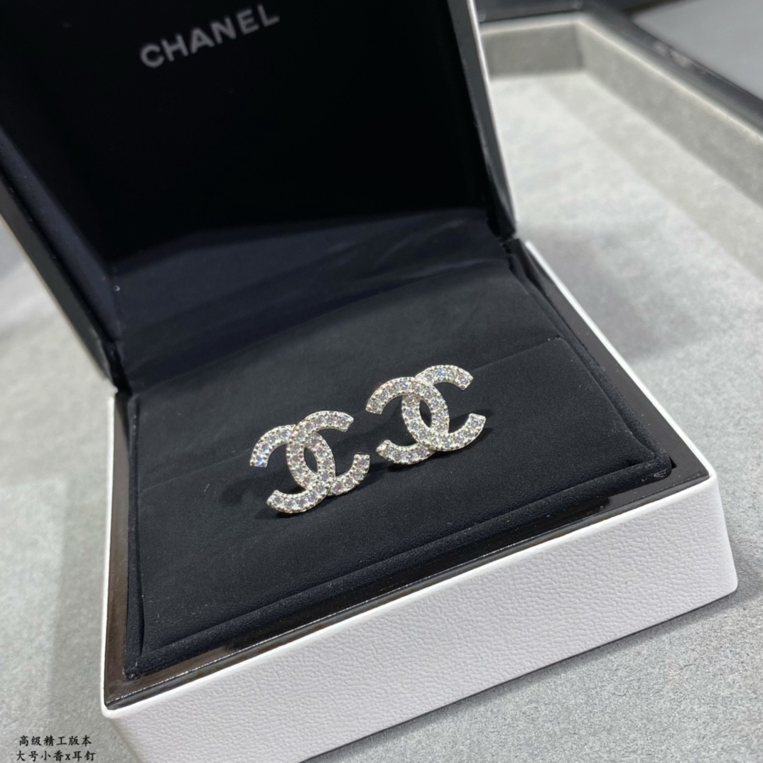 Chanel Large Chanel Earrings