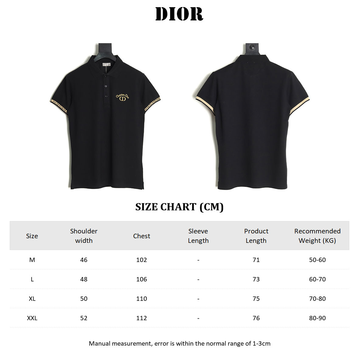 Dior 25ss Short-sleeved Polo shirt