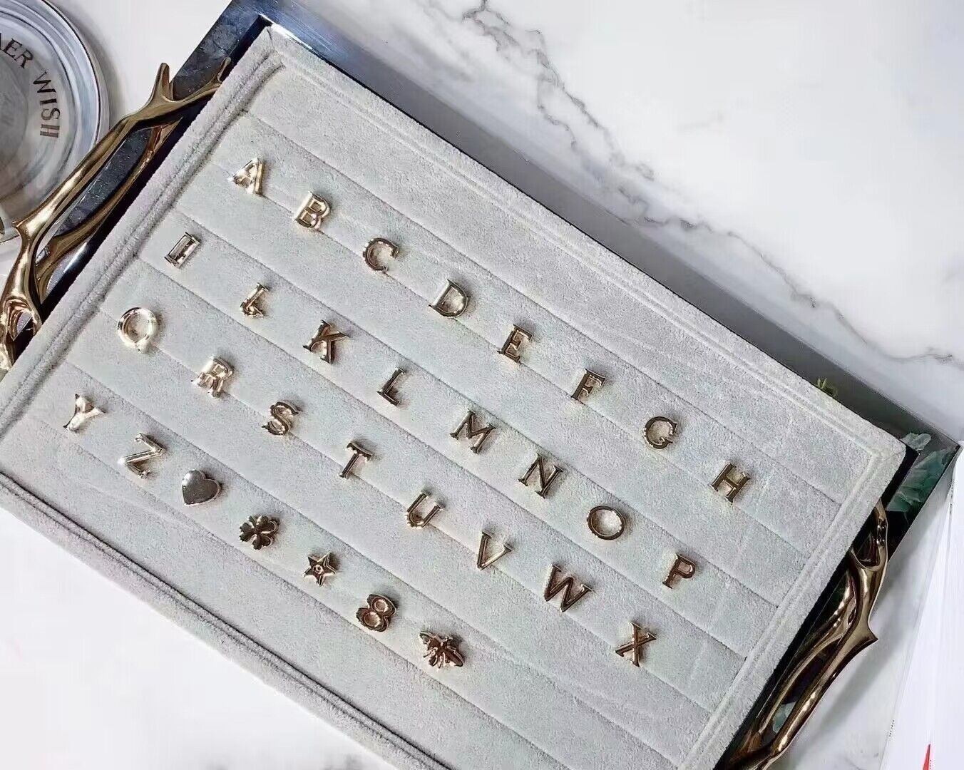 Medium Lady D-Sire My ABCDior Bag  Black Bull Leather 12 x 8 x 5 inches