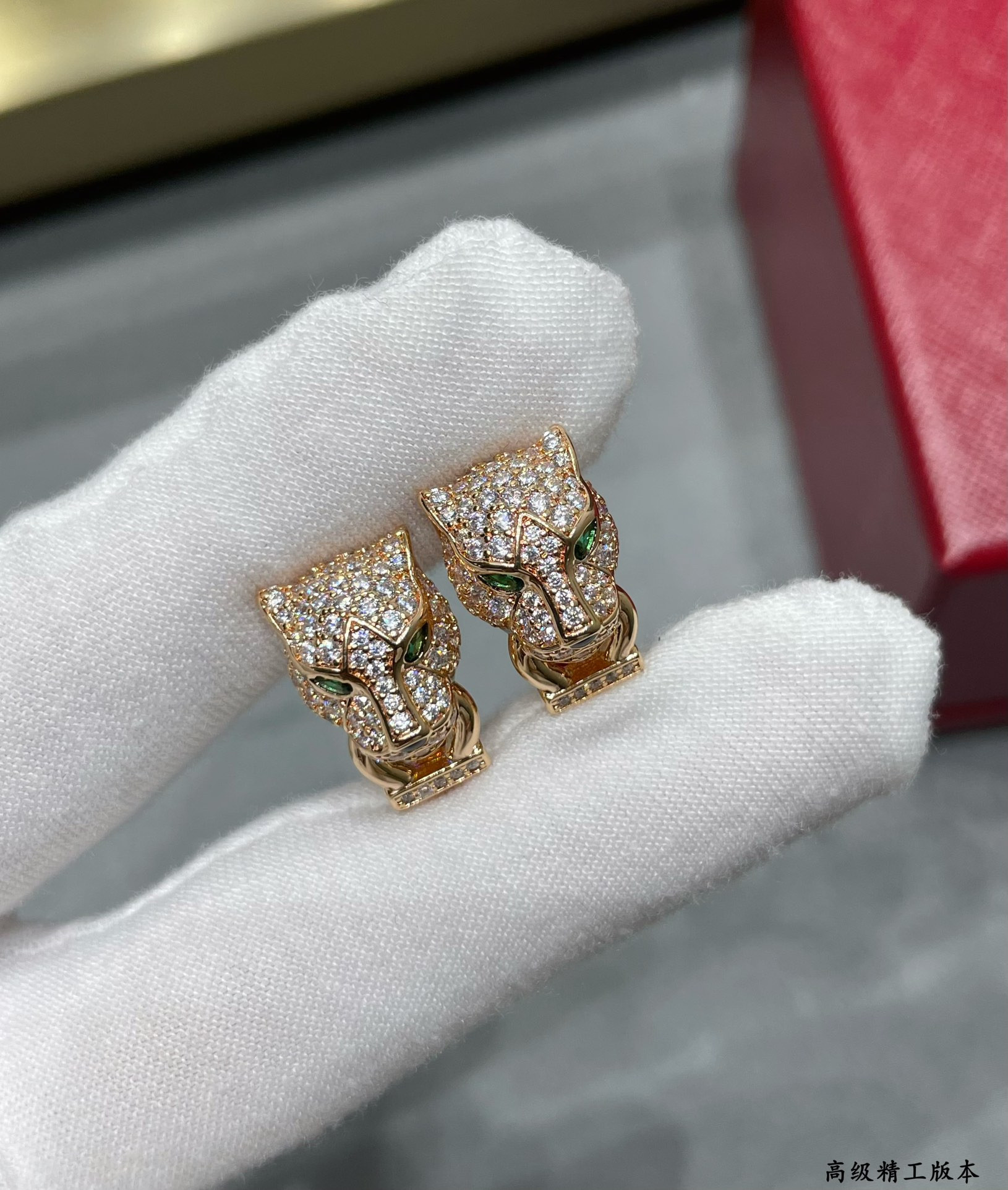Cartier Leopard head Earrings
