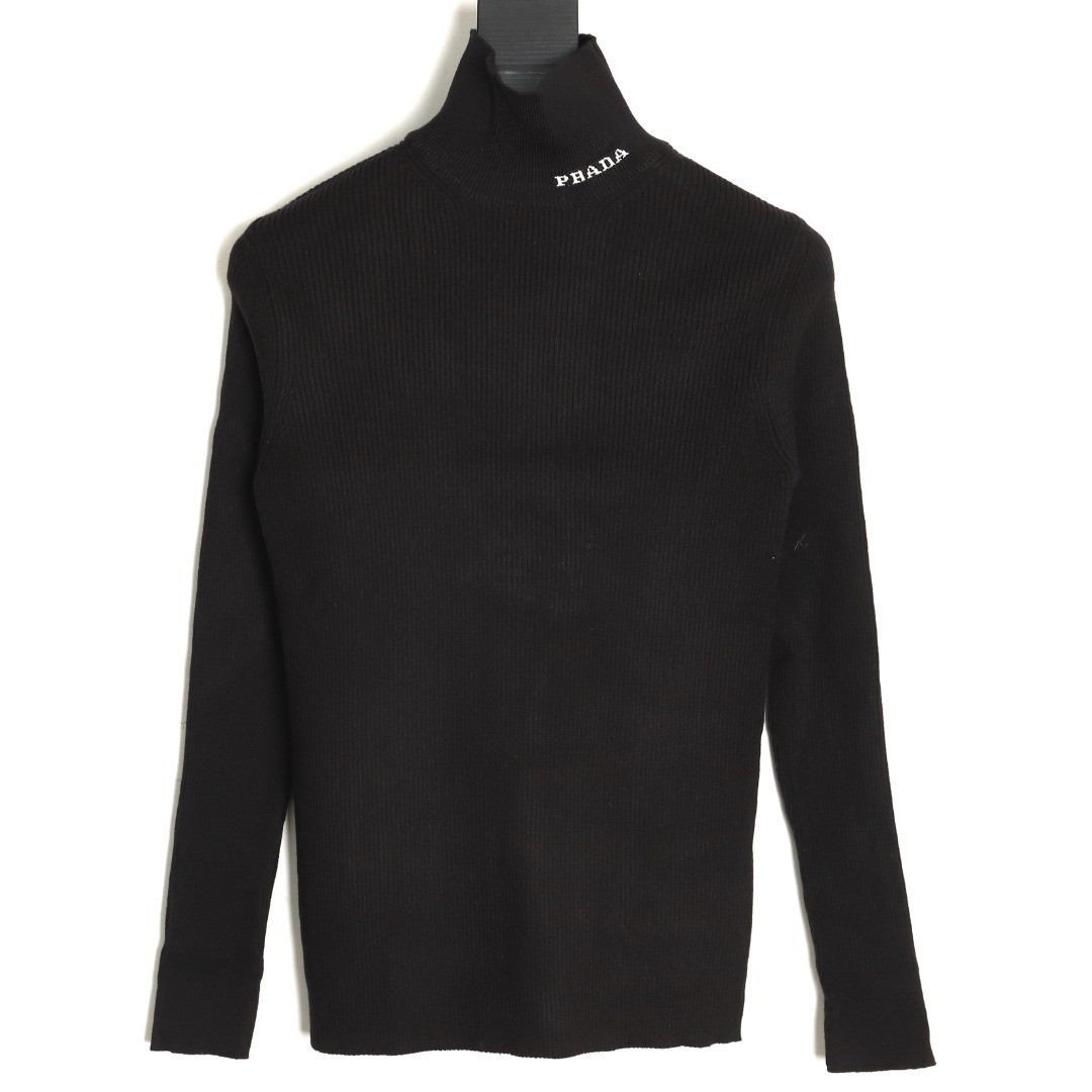 Prada 22FW High Collar Base Knitting Sweaters