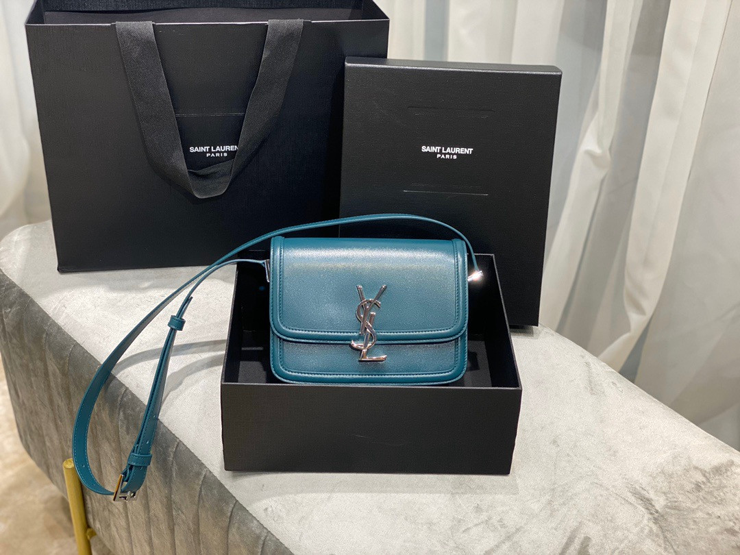 SAINT LAURENT YSL SOLFERINO BOX BAG 19CM