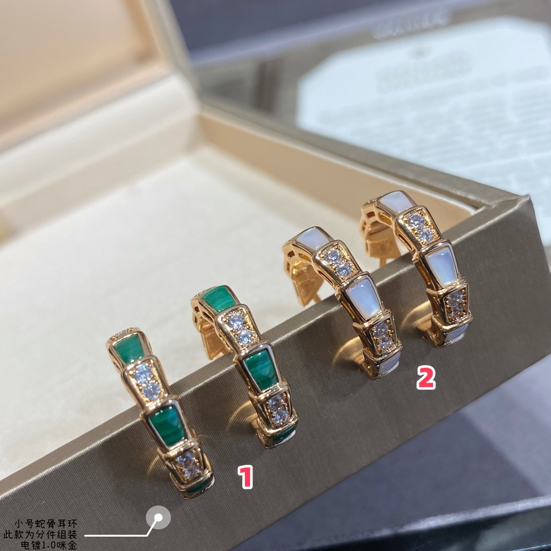 Bvlgari small Snake bone Earrings