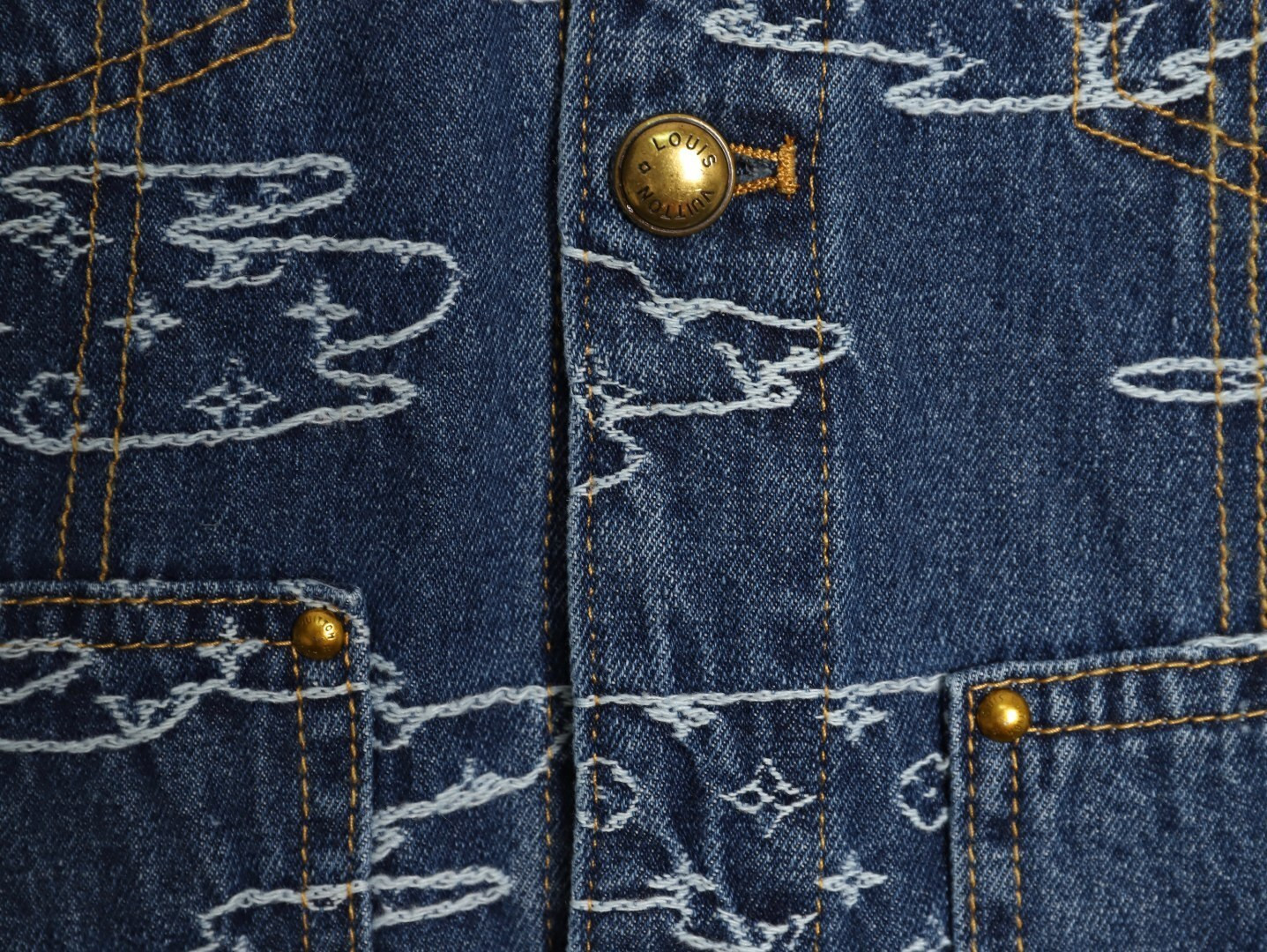 Louis Vuitton 25FW Denim Jacket Suit