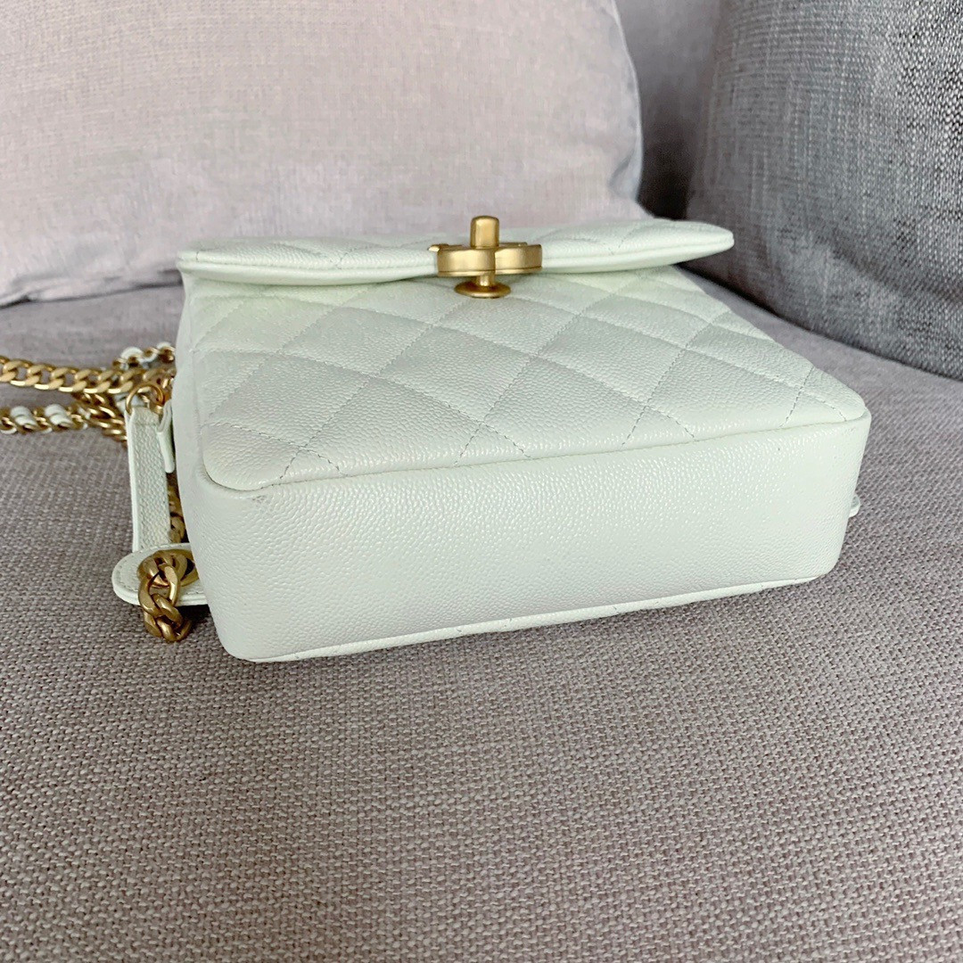 CHANEL ADO BACKPACK IN WHITE