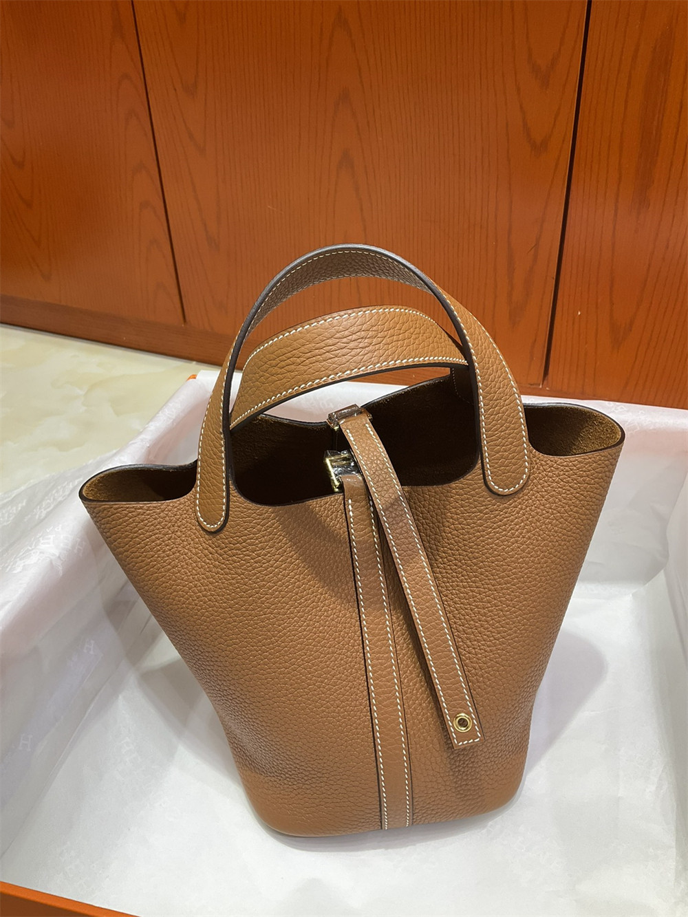 Hermès Picotin 18cm golden brown without original box