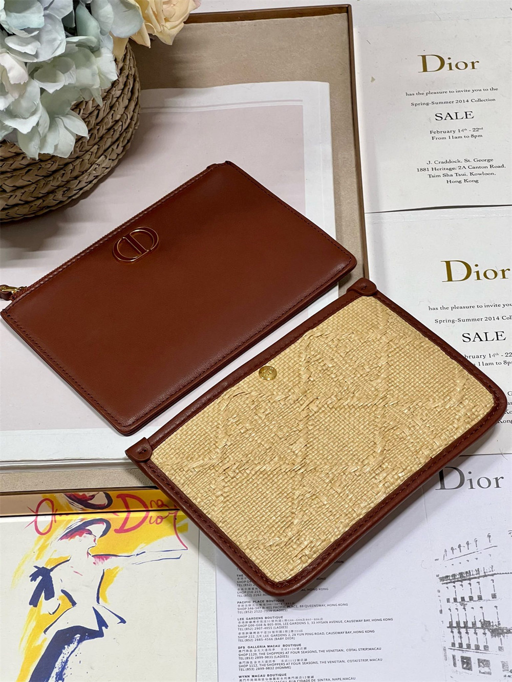 Dior 30 Montaigne Avenue weav 22.5 x 12.5 x 6.5 cm