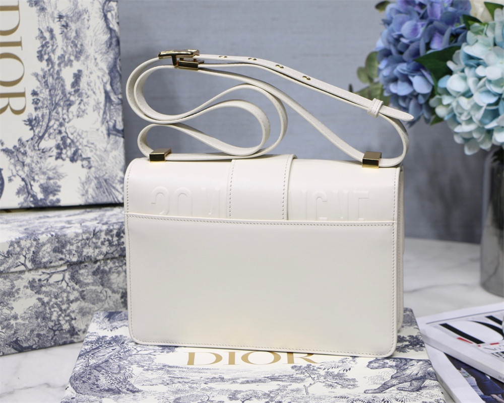 DIOR 30 MONTAIGNE CHAIN BAG WHITE