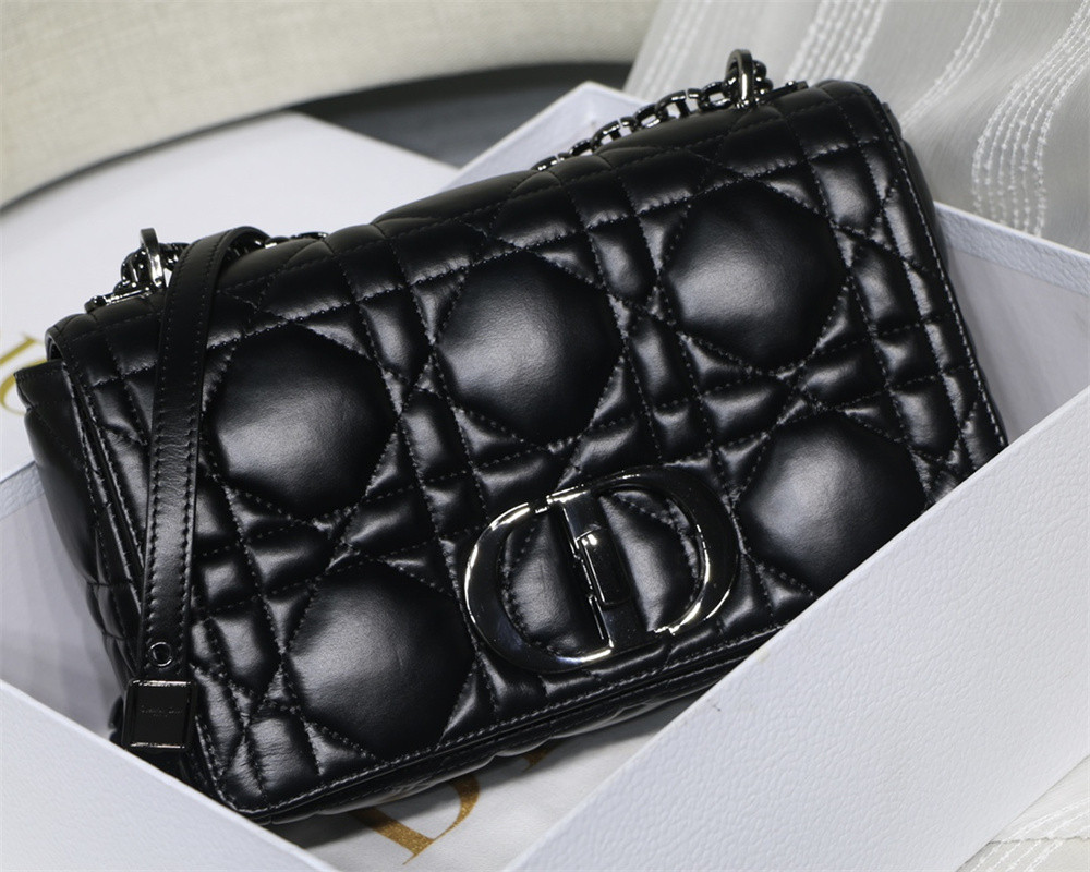 MEDIUM DIOR CARO BAG Supple Cannage Calfskin 25.5 x 15.5 x 8 cm
