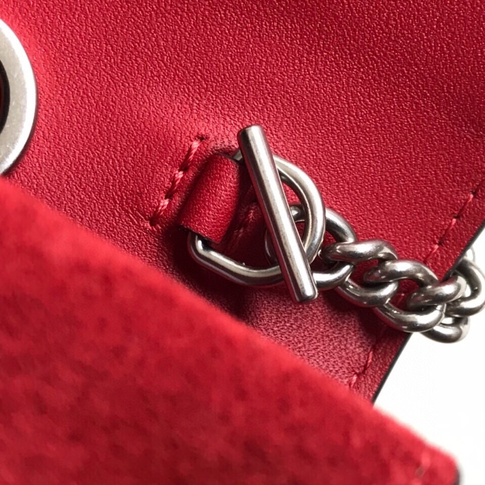 GUCCI DIONYSUS GG SUPREME SUPER MINI BAG 6.5"Wx3.9"Hx1.6"D