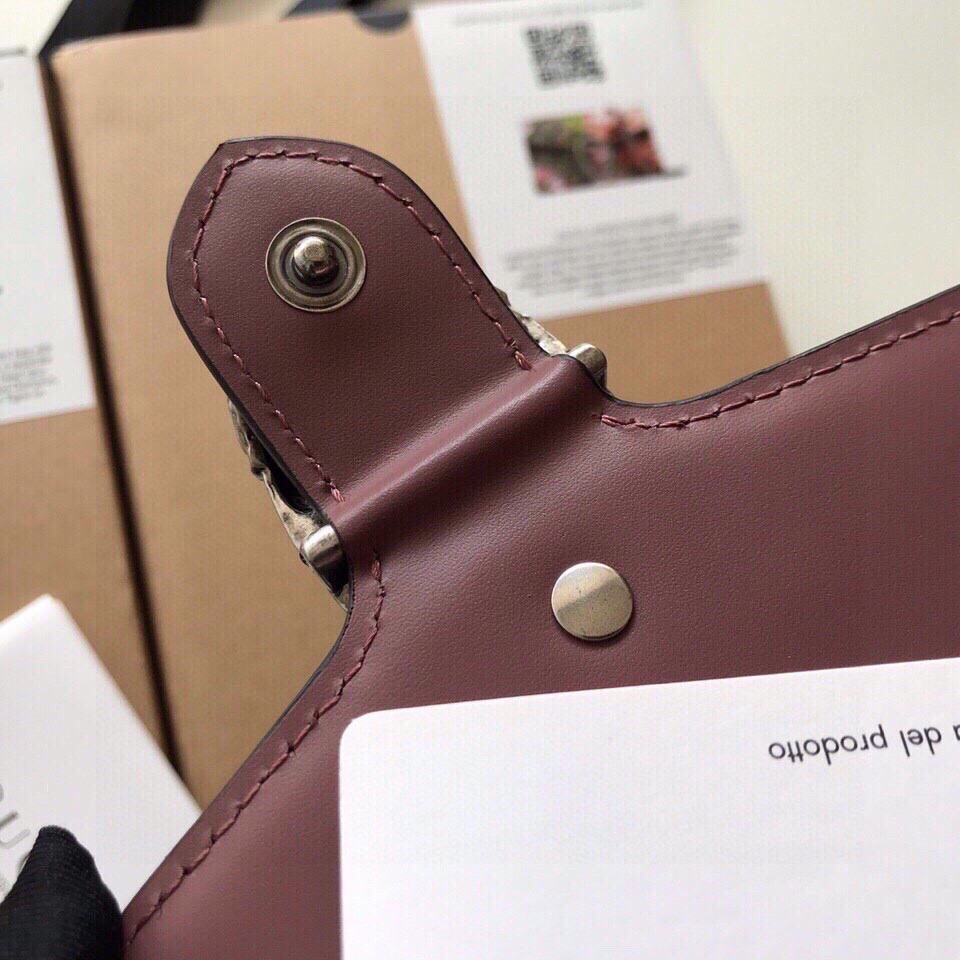 GUCCI DIONYSUS SUPREME SUPER MINI BAG 6.5"Wx3.9"Hx1.6"D