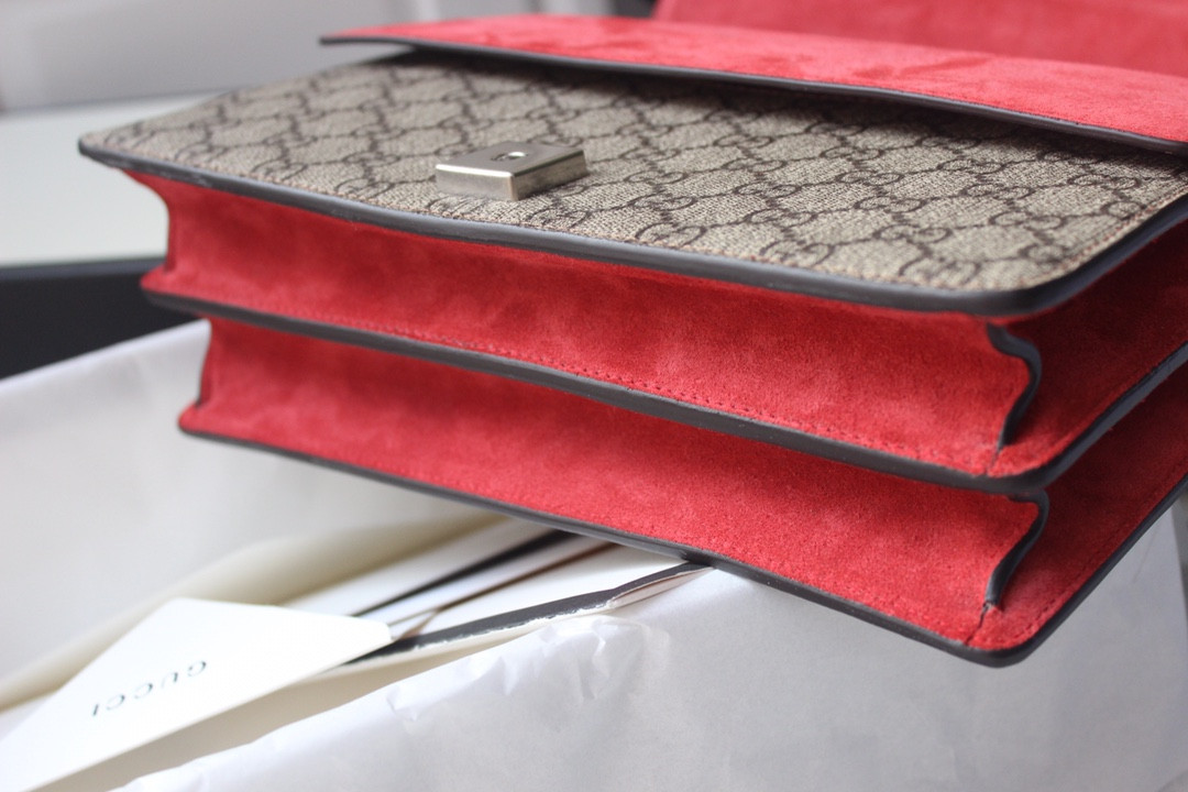 GUCCI DIONYSUS SMALL RECTANGULAR BAG 10"Wx5.5"Hx3"D