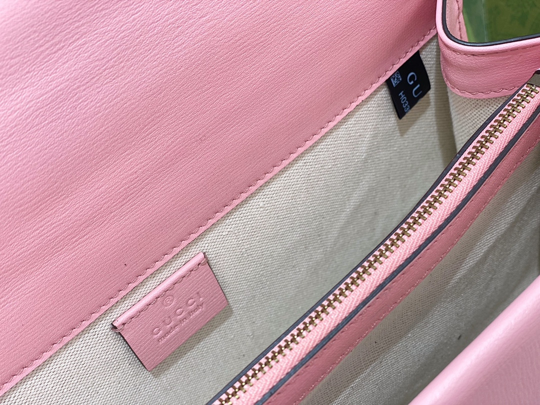 GUCCI DIONYSUS SMALL SHOULDER BAG PINK RED 11"Wx7"Hx3.5"D