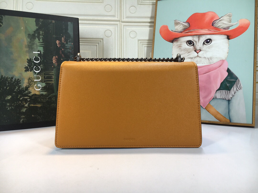 GUCCI DIONYSUS SMALL SHOULDER BAG WHITE 11"Wx7"Hx3.5"D