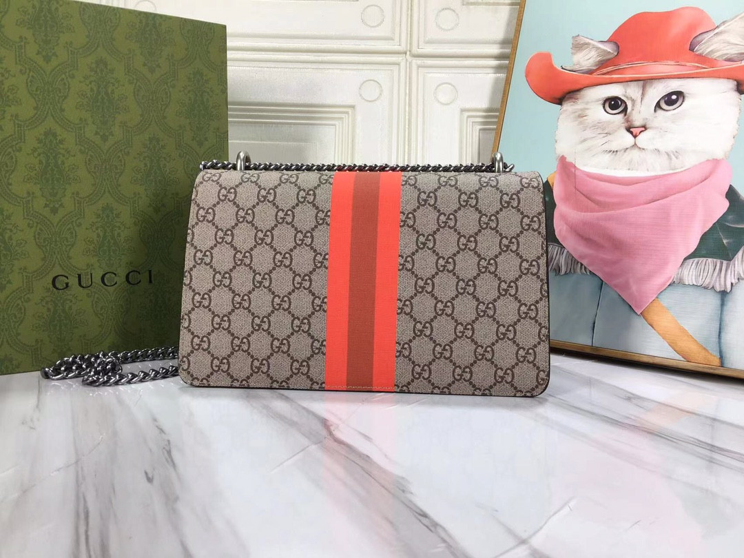 GUCCI DIONYSUS SMALL SHOULDER BAG 11"Wx7"Hx3.5"D