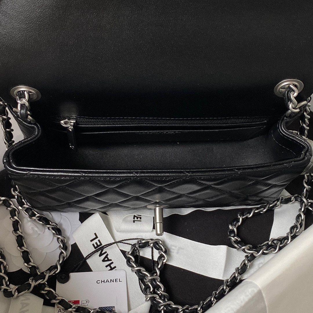 CHANEL MINI FLAP BAG 4.7 × 7.8 × 2.3 in