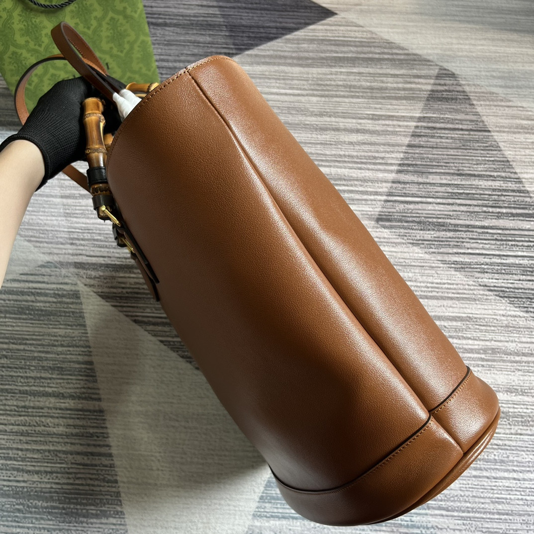 GUCCI DIANA LARGE TOTE BAG Brown 40W x 34H x 21D CM