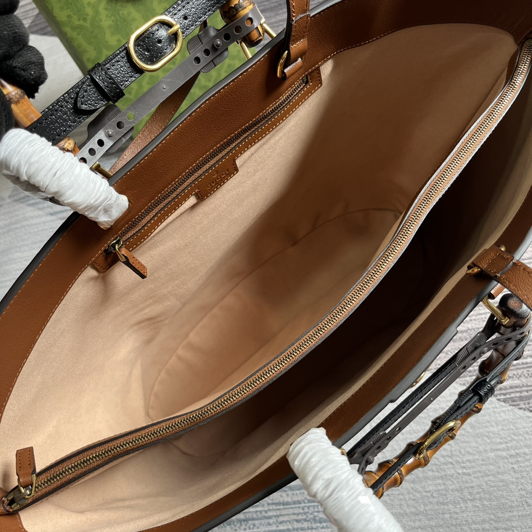 GUCCI DIANA LARGE TOTE BAG Brown 40W x 34H x 21D CM