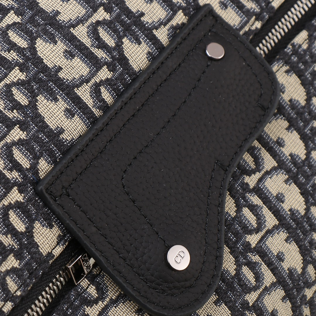 Dior Lingot Bag Beige and Black Dior Oblique Jacquard 50 x 25 x 21.5 cm
