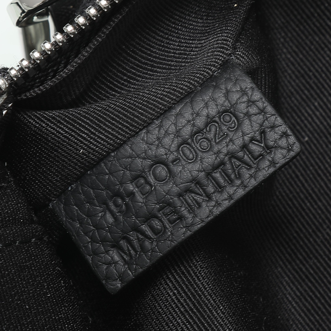 DIOR Safari Bag with Strap  Black Dior Oblique Jacquard  8.5 x 6 x 2.5 inches