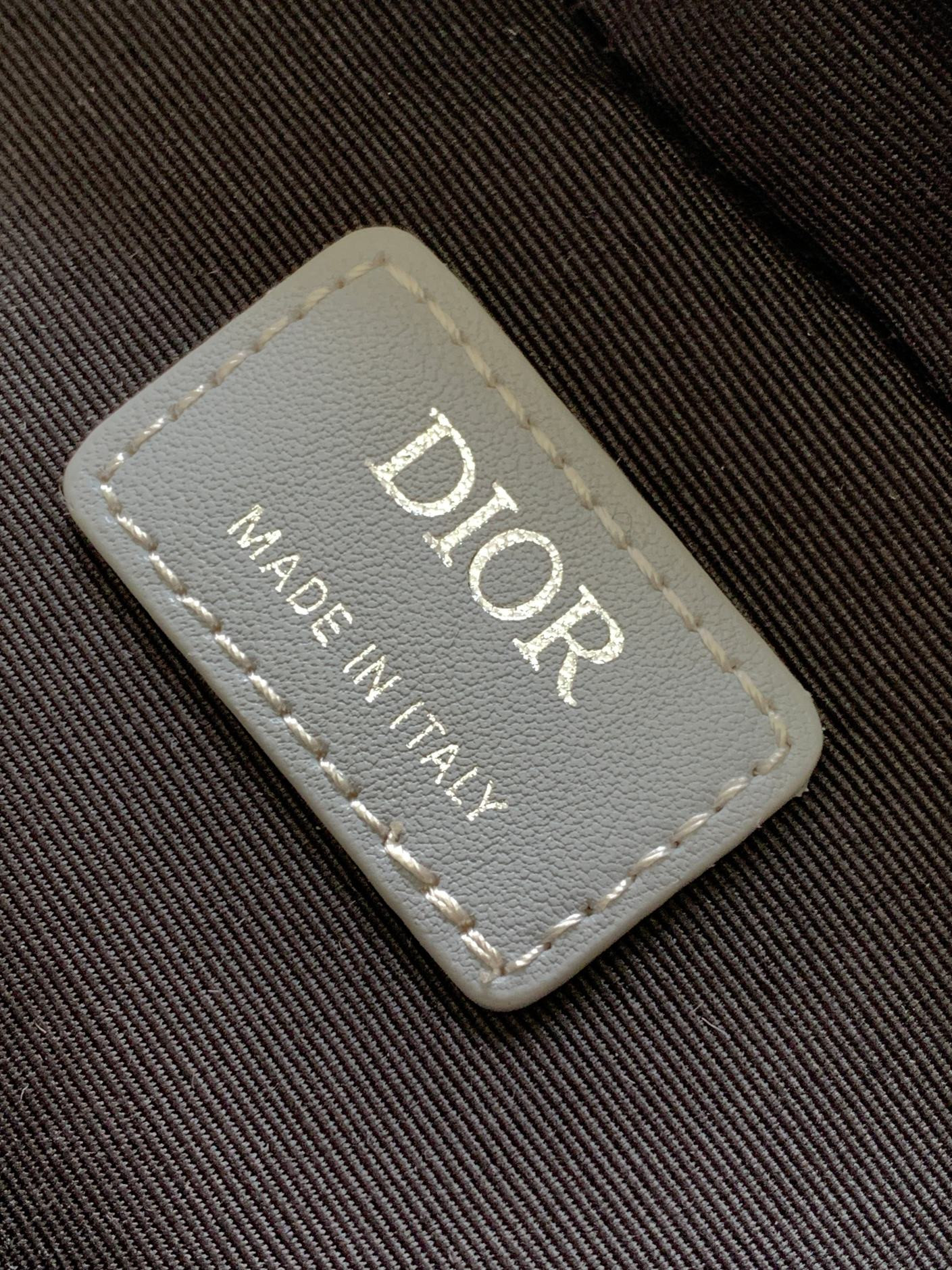 DIOR Safari Bag with Strap light Gray 8.5 x 6 x 2.5 inches