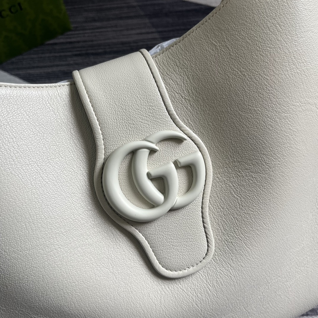 GUCCI APHRODITE LARGE SHOULDER BAG WHITE 18"W x 11.8"H x 0.8"D