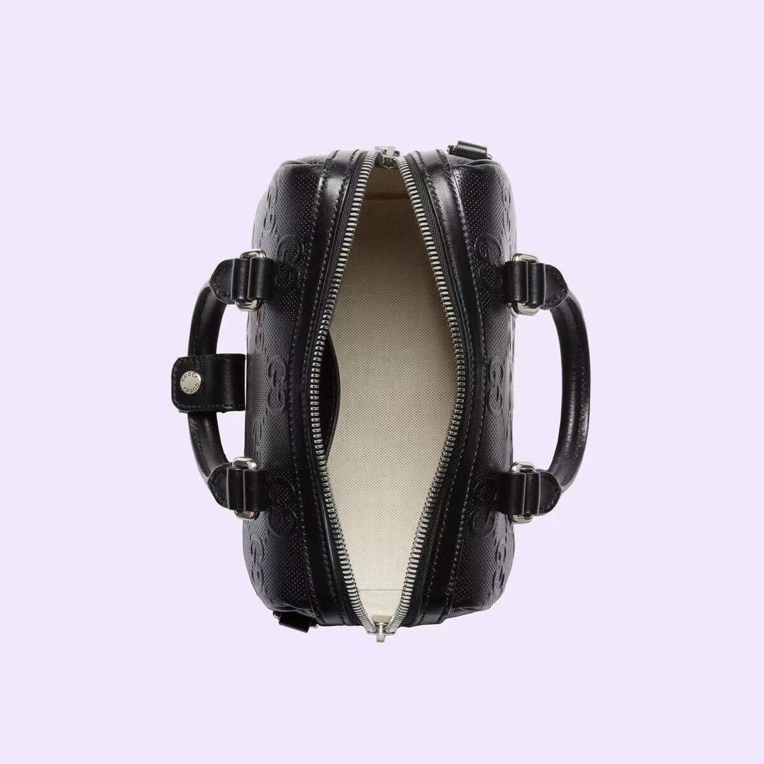 GUCCI JUMBO GG MINI DUFFLE BAG 8.6"W x 5.9"H x 4.9"D