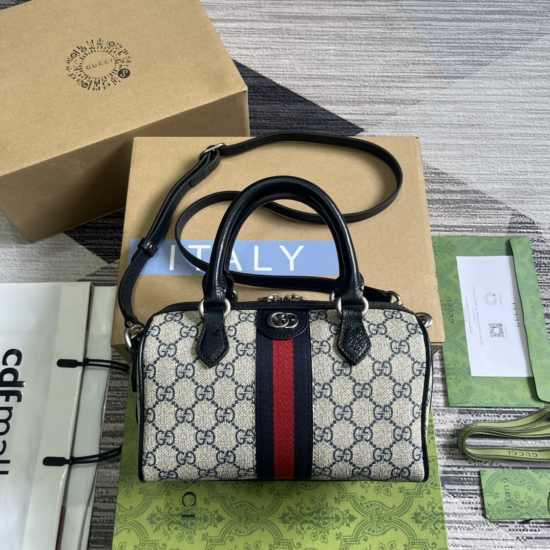 GUCCI OPHIDIA SUPER small BAG 14x21.5x11.5cm