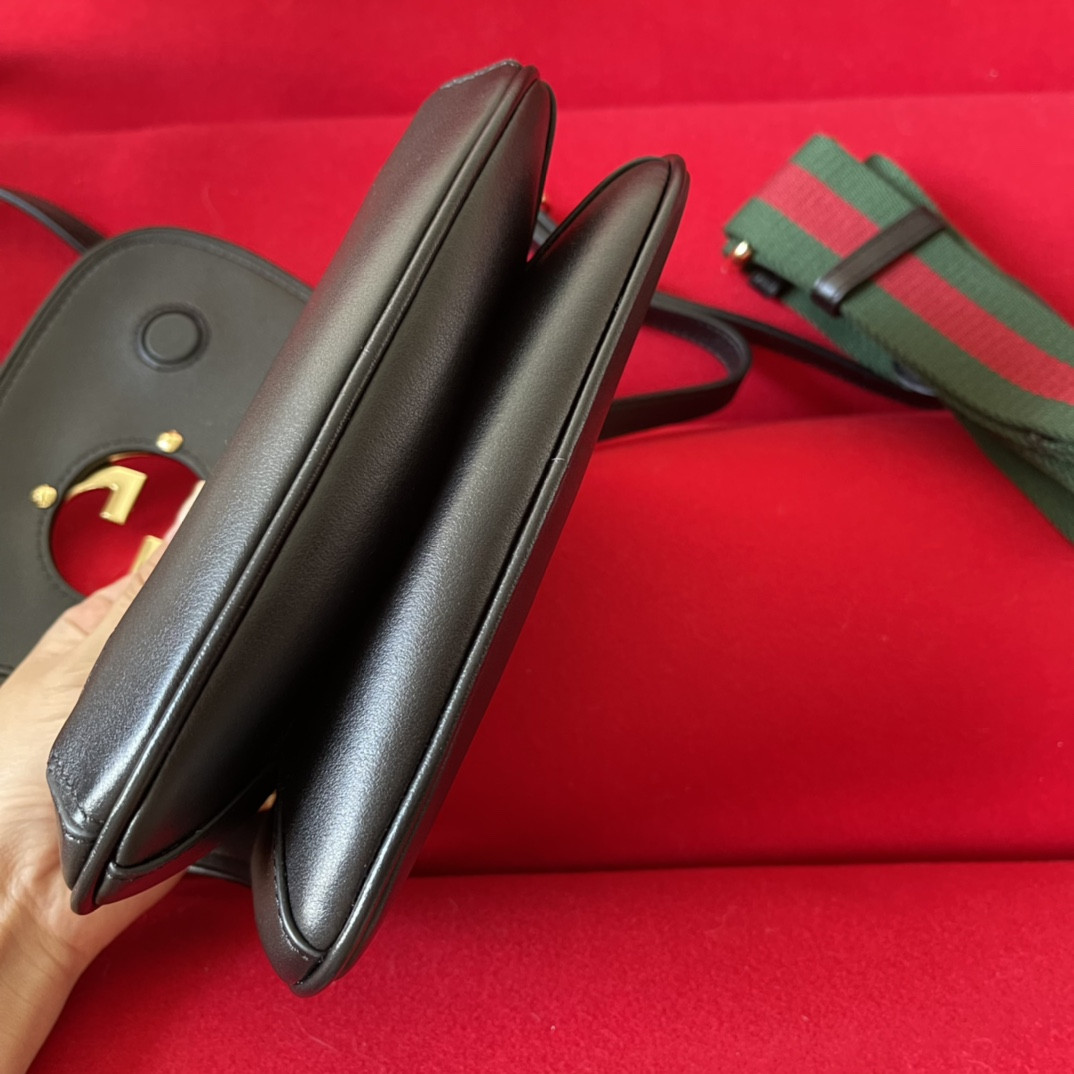 GUCCI BLONDIE MINI BAG BROWN 8.7"W x 5.1"H x 2.2"D