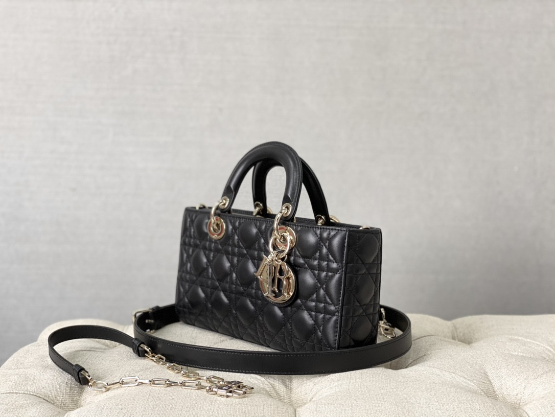 Dior Lady D-Joy bag medium BLACK 26 x 13.5 x 5 cm
