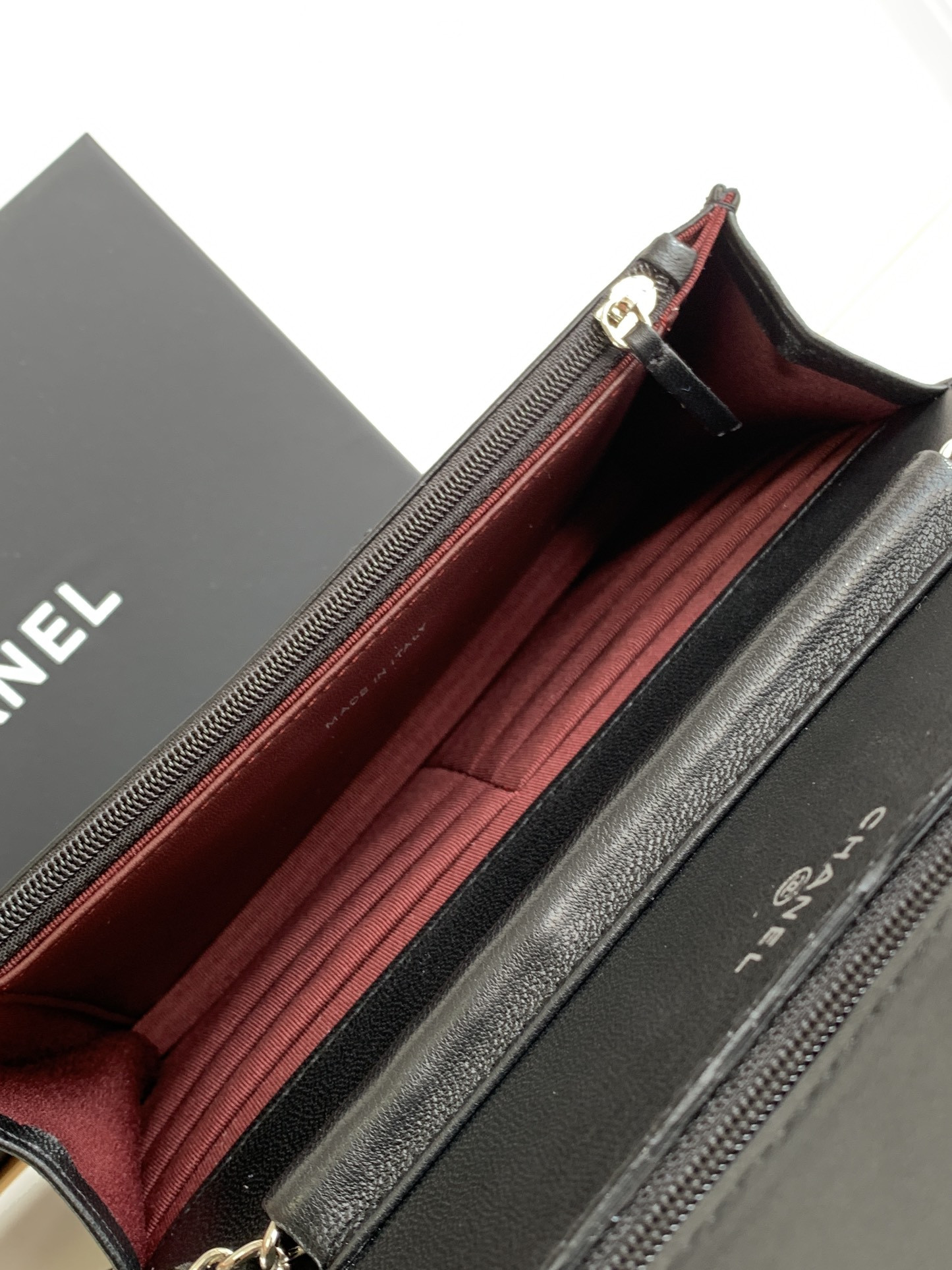 CHANEL CLASSIC WALLET ON CHAIN 4.8 × 7.5 × 1.4 in