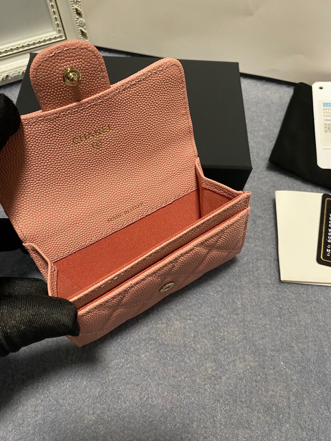 CHANEL CARD HOLDER 11.3 x 7.5 x 2.5 cm