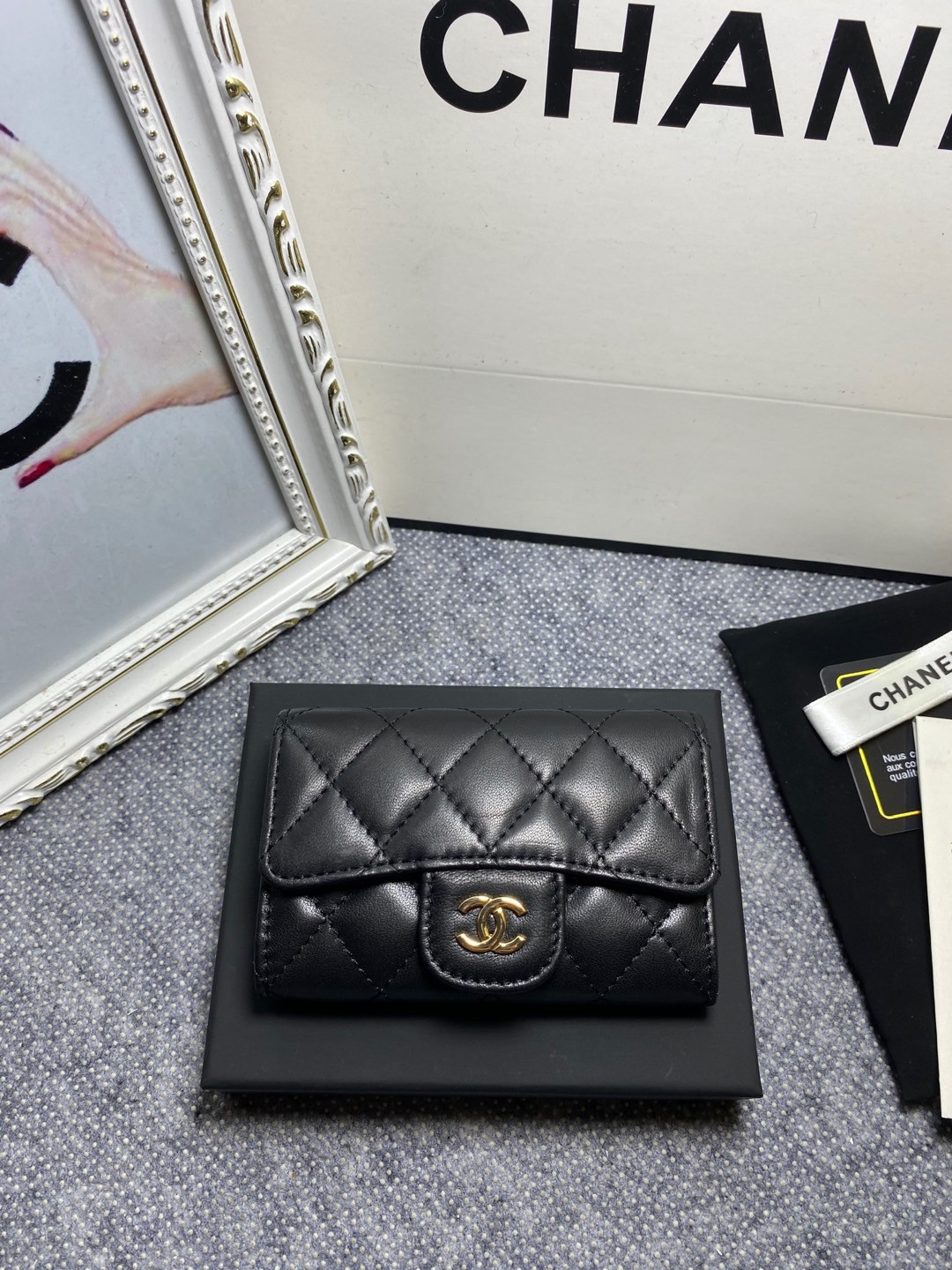 CHANEL CARD HOLDER 11.3 x 7.5 x 2.5 cm