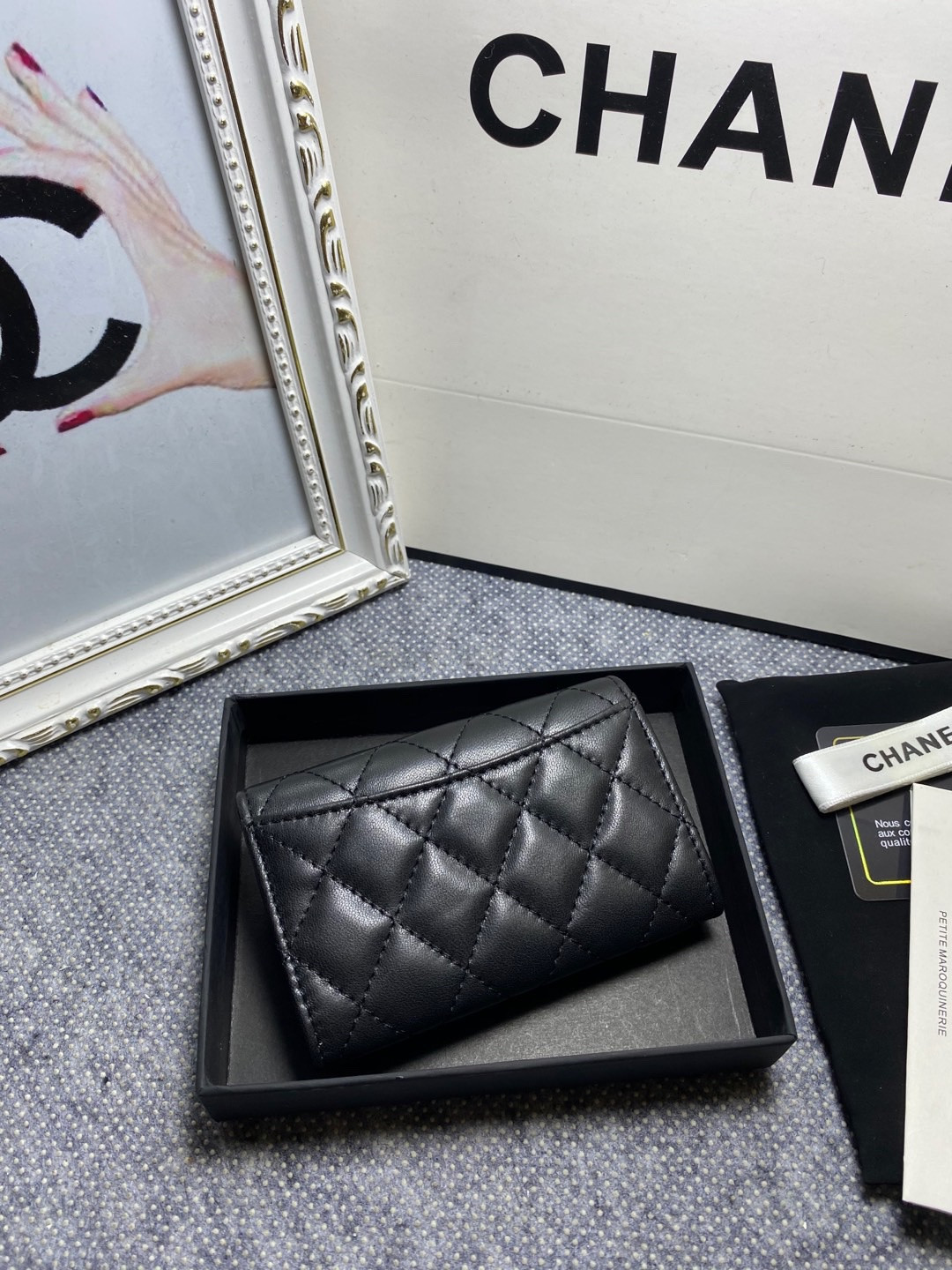 CHANEL CARD HOLDER 11.3 x 7.5 x 2.5 cm
