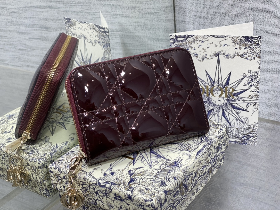 Lady Dior Voyageur Small Coin Purse CARD HOLDER