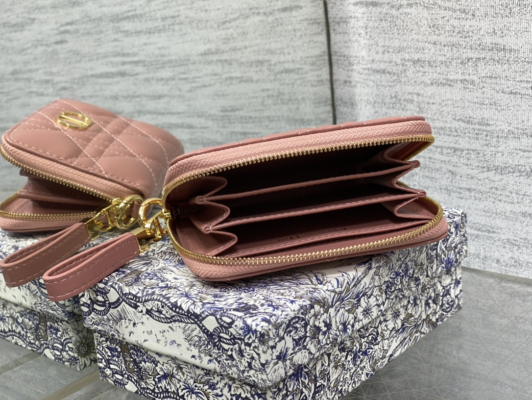 Lady Dior Voyageur Small Coin Purse CARD HOLDER